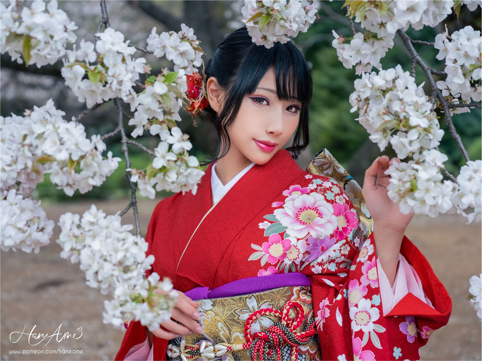 Rain waves_ HaneAme - NO.092 Crimson Kimono(14)